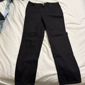 L.L. Bean Women's Straight Leg Black Jeans